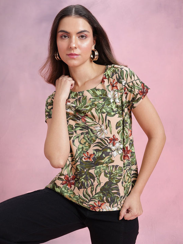 DressBerry Floral Print Regular Top