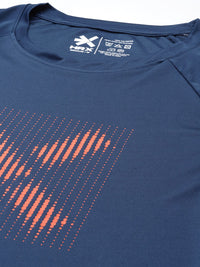 HRX by Hrithik Roshan Men Brand Logo Printed Rapid-Dry Training T-shirt