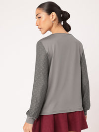 DressBerry Lace Elegance V-Neck Top