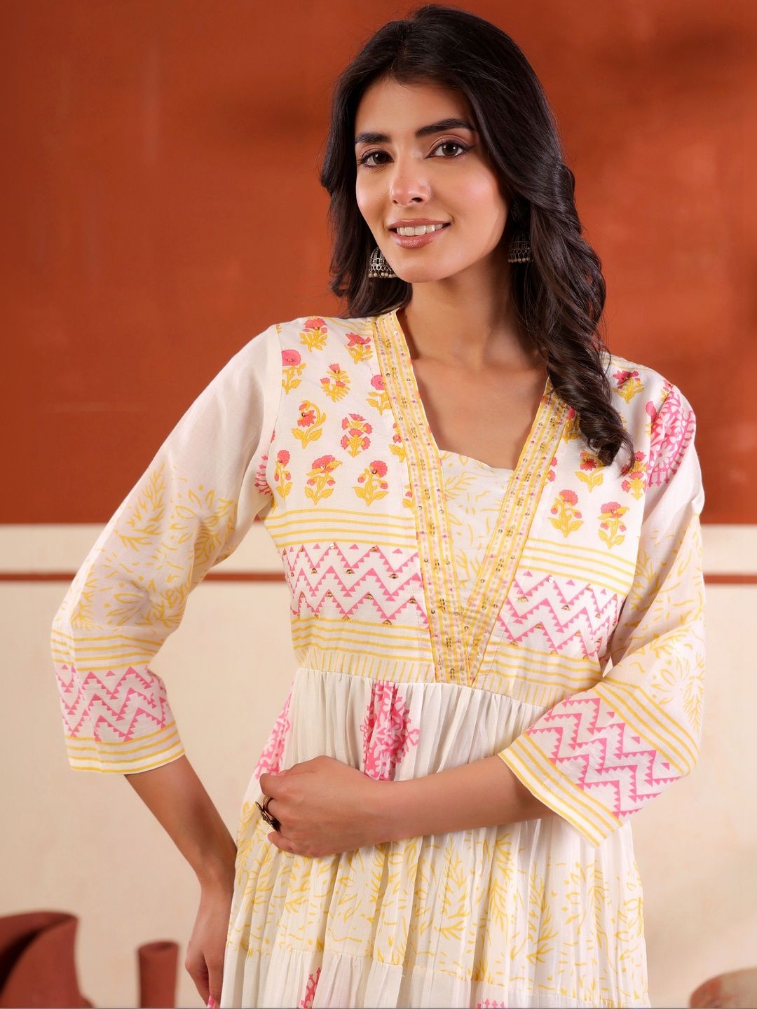 Mamicha Floral Print Maxi Dress