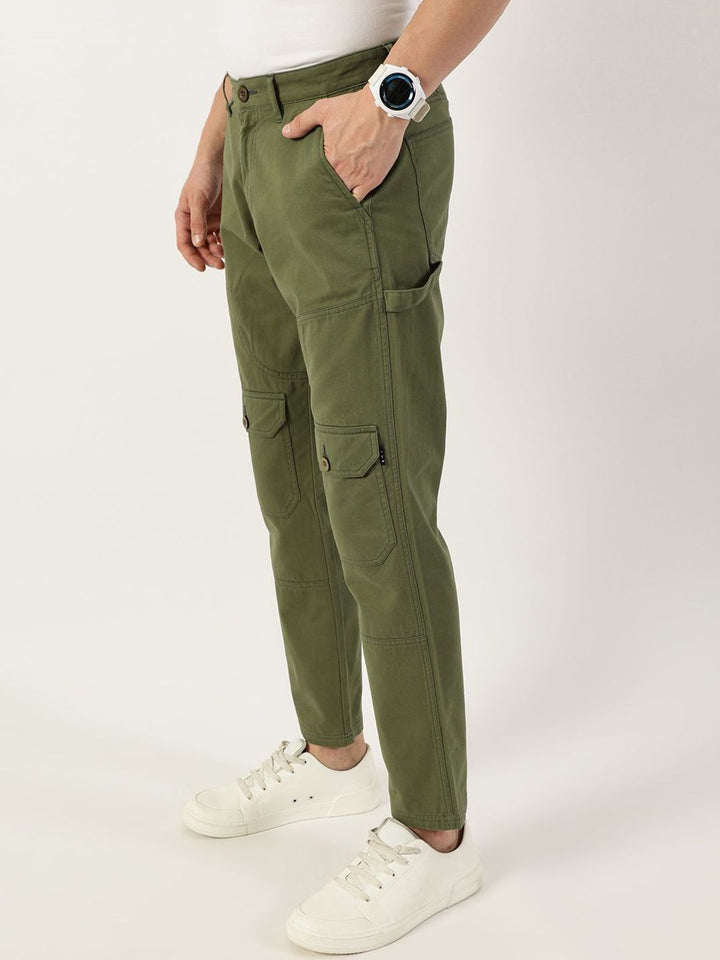 Thomas Scott Men Smart Regular Fit Mid-Rise Cotton Trousers