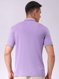 The Indian Garage Co Men Solid Polo Collar T-shirt