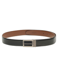 Teakwood Leathers Men Textured Leather Reversible Formal Belt