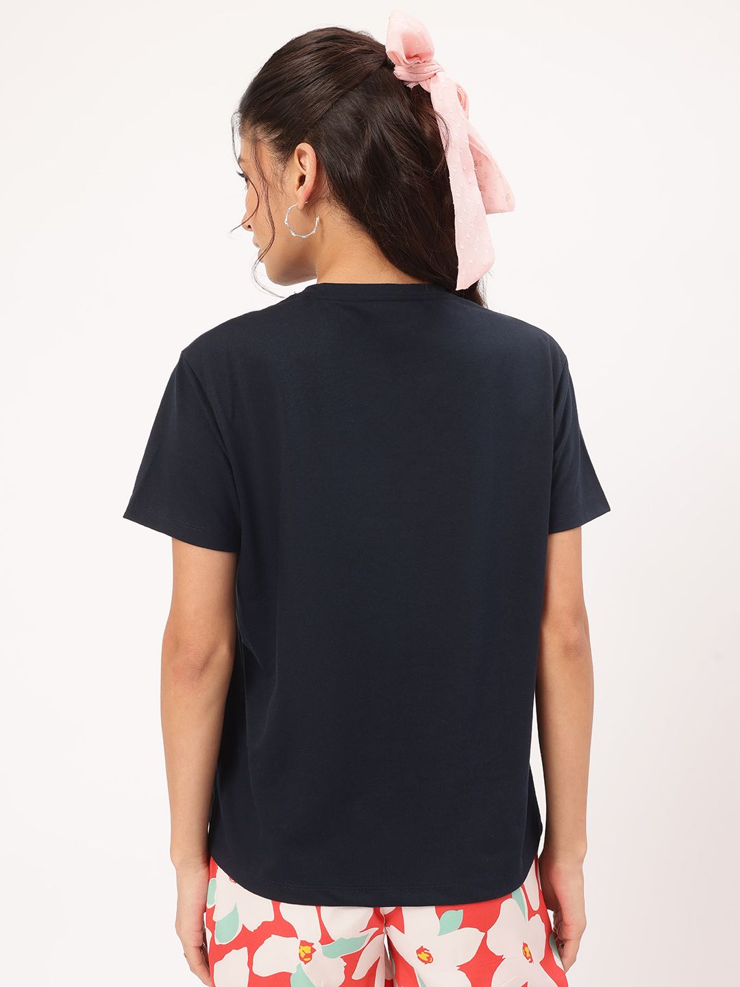 DressBerry Urban Basics Printed Relaxed Fit T-shirt