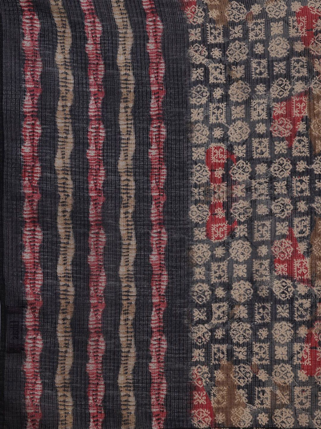 Libas Ethnic Motifs Printed Mirror Work A-Line Kurta with Trousers & Dupatta