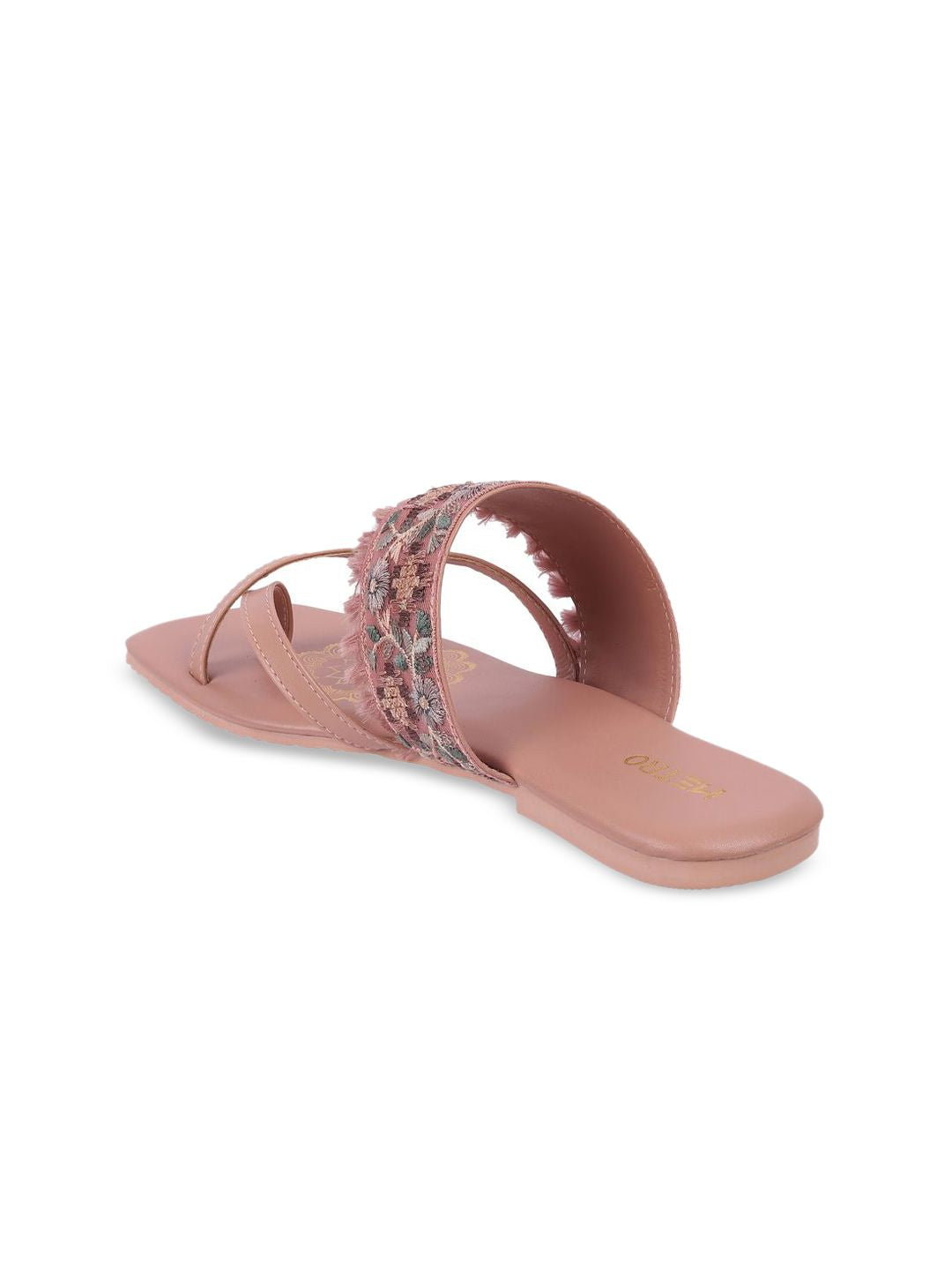 Metro Women Embroidered One Toe Flats