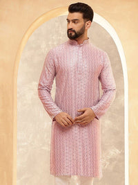 SOJANYA Men Embroidered Thread Work Kurta