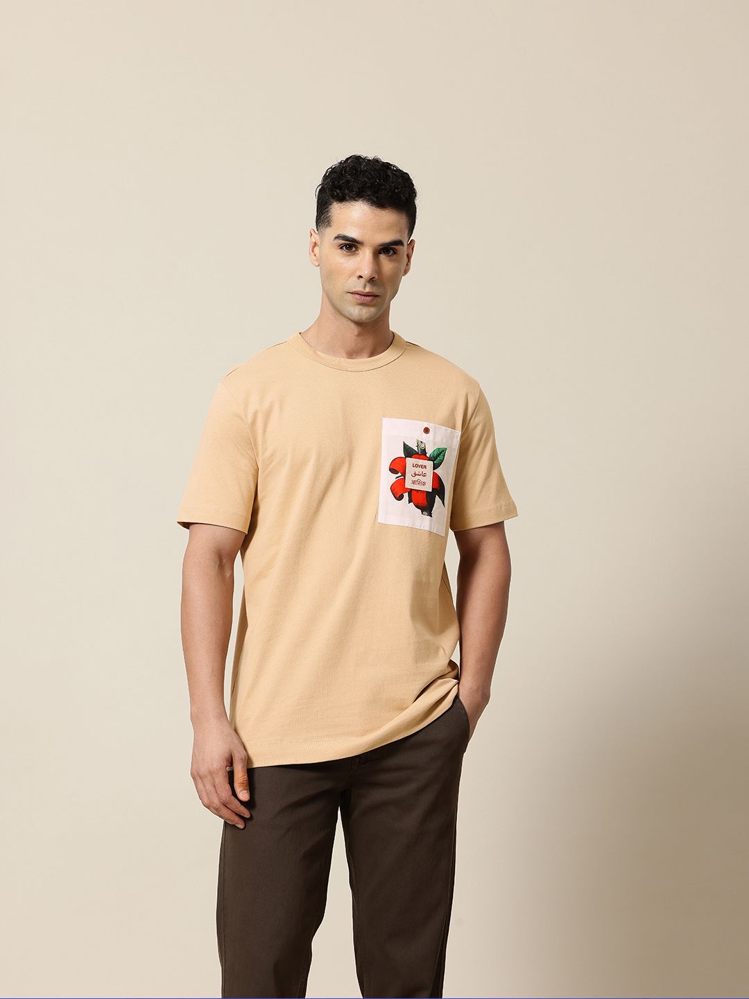 Mr Bowerbird Pure Cotton Kapok Pocket T-shirt