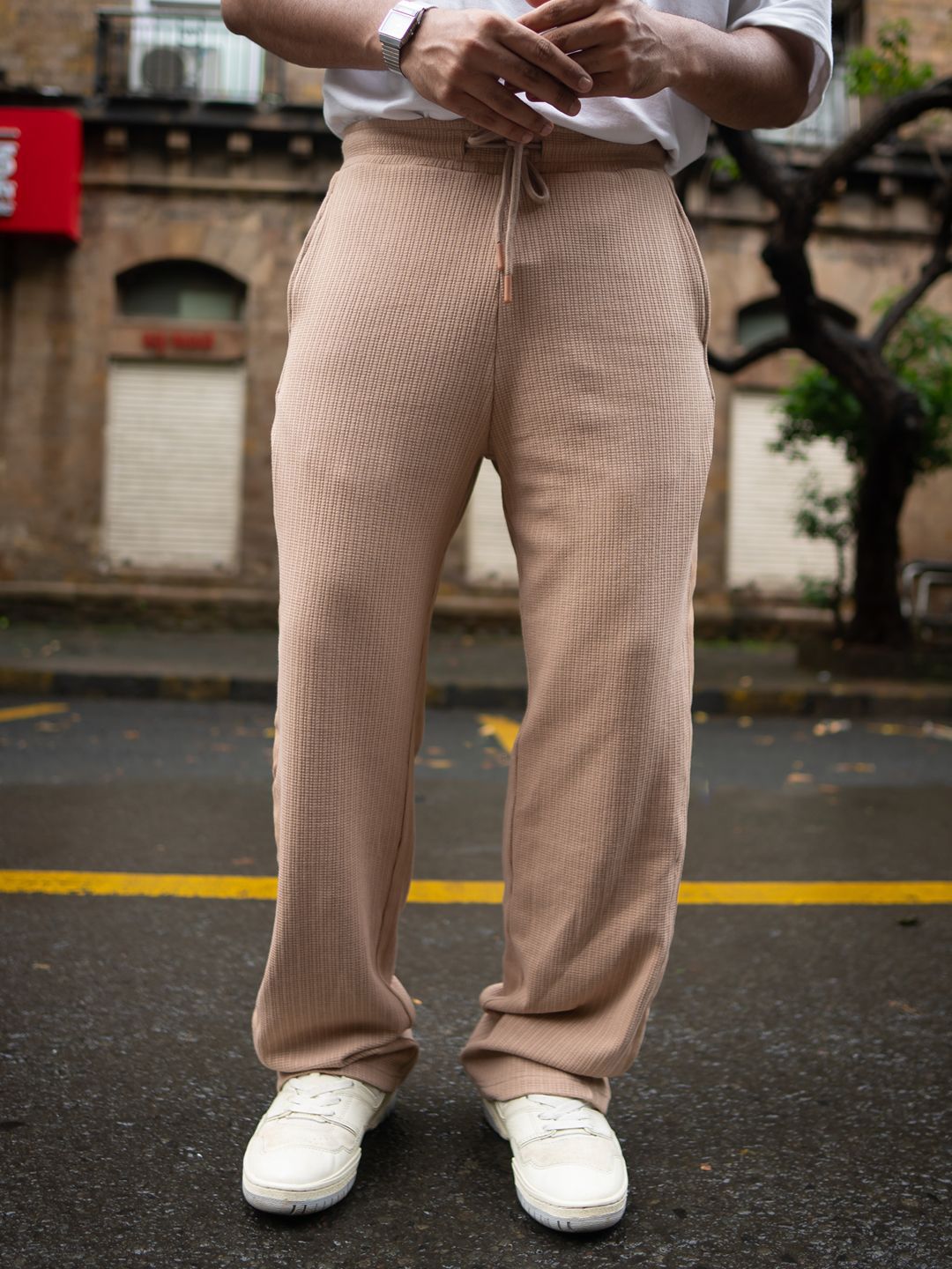 Powerlook Men Cotton Baggy Fit Track Pant