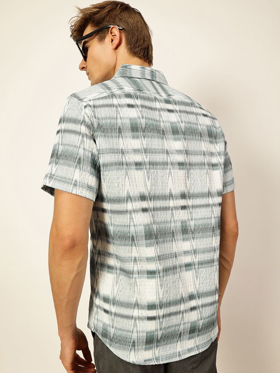 Thomas Scott Men Premium Slim Fit Opaque Printed Casual Shirt