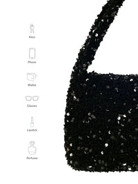 Lino Perros Embellished Structured Party Shoulder Bag