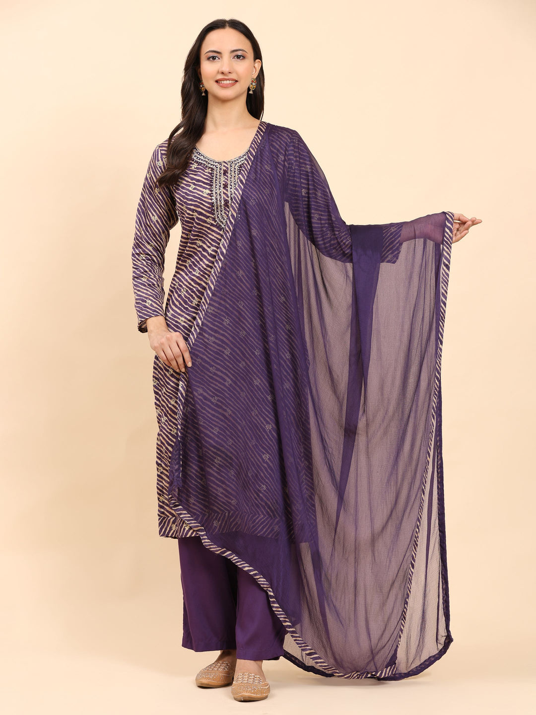 Mamicha Women Floral Printed Regular Pure Cotton Kurta with Palazzos & With Dupatta