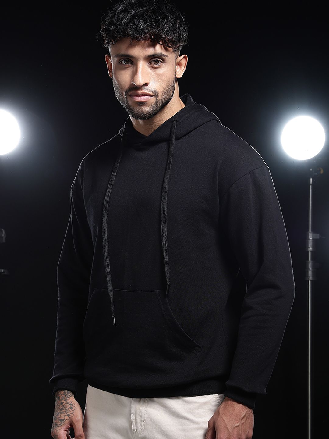 Sweatshirt Anti Bau Bertudung Kapas Eszett