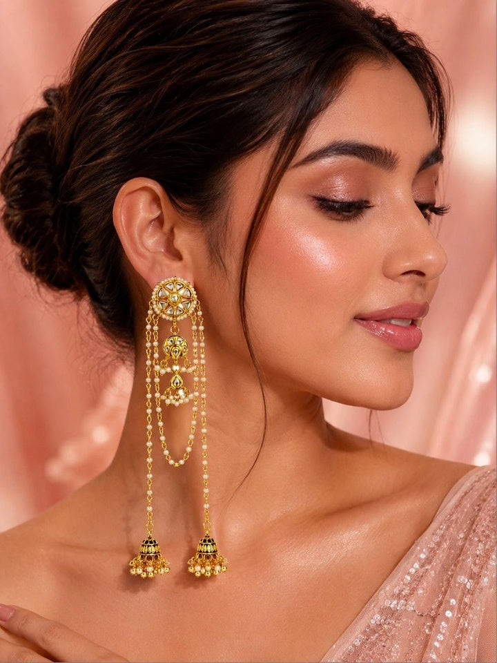 PANASH Circular Drop Earrings