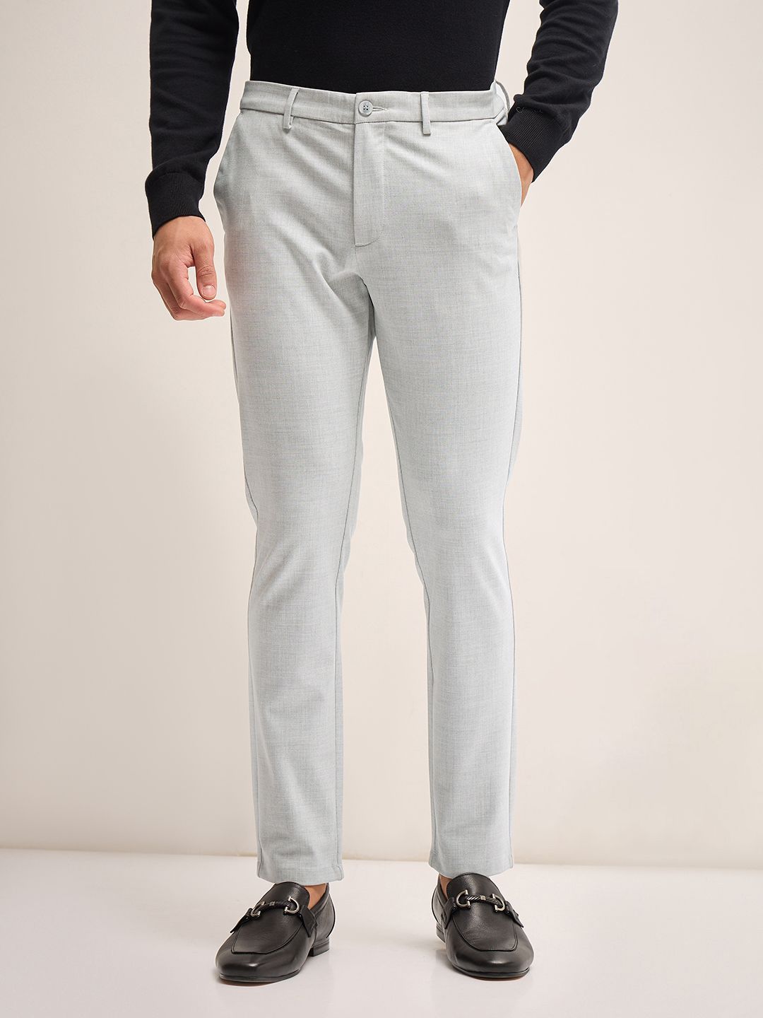 THE BEAR HOUSE Men Slim Fit Trousers