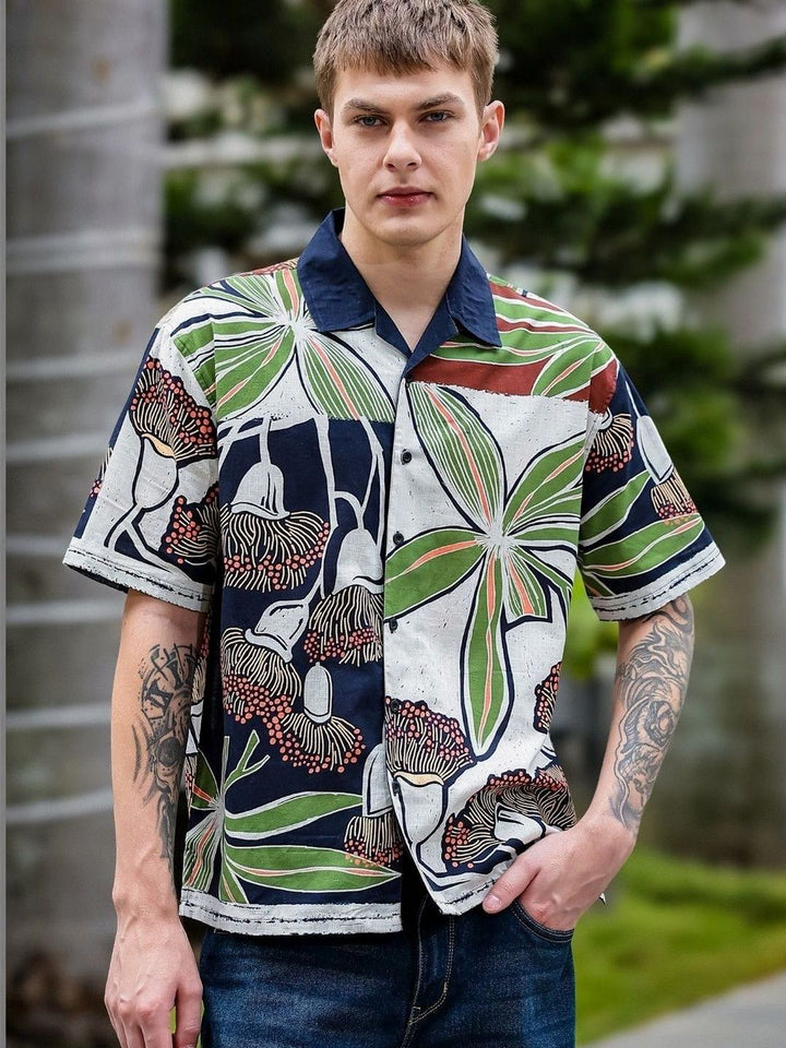 Eszett Men Floral Printed Casual Shirt