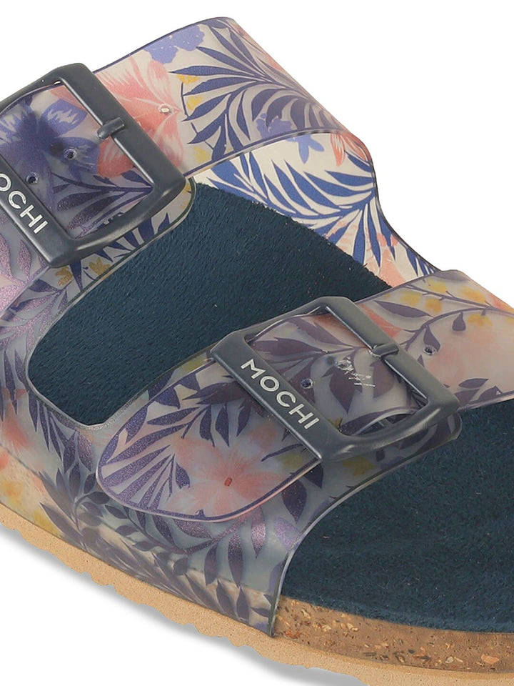 Mochi Women Open Toe Flats