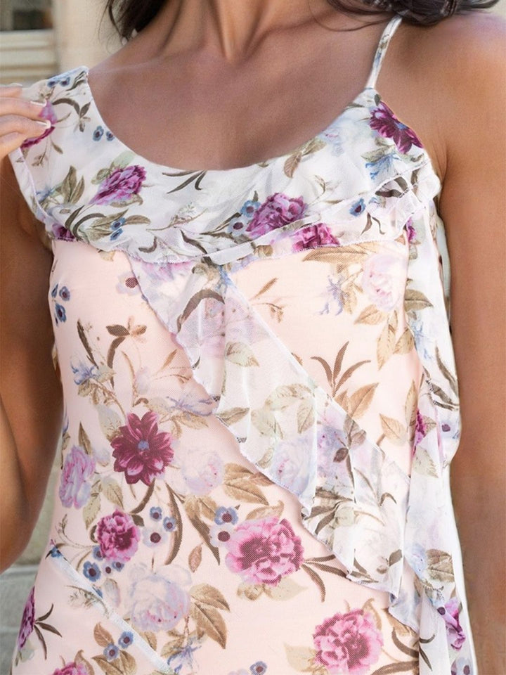 DressBerry Floral Print Maxi Dress
