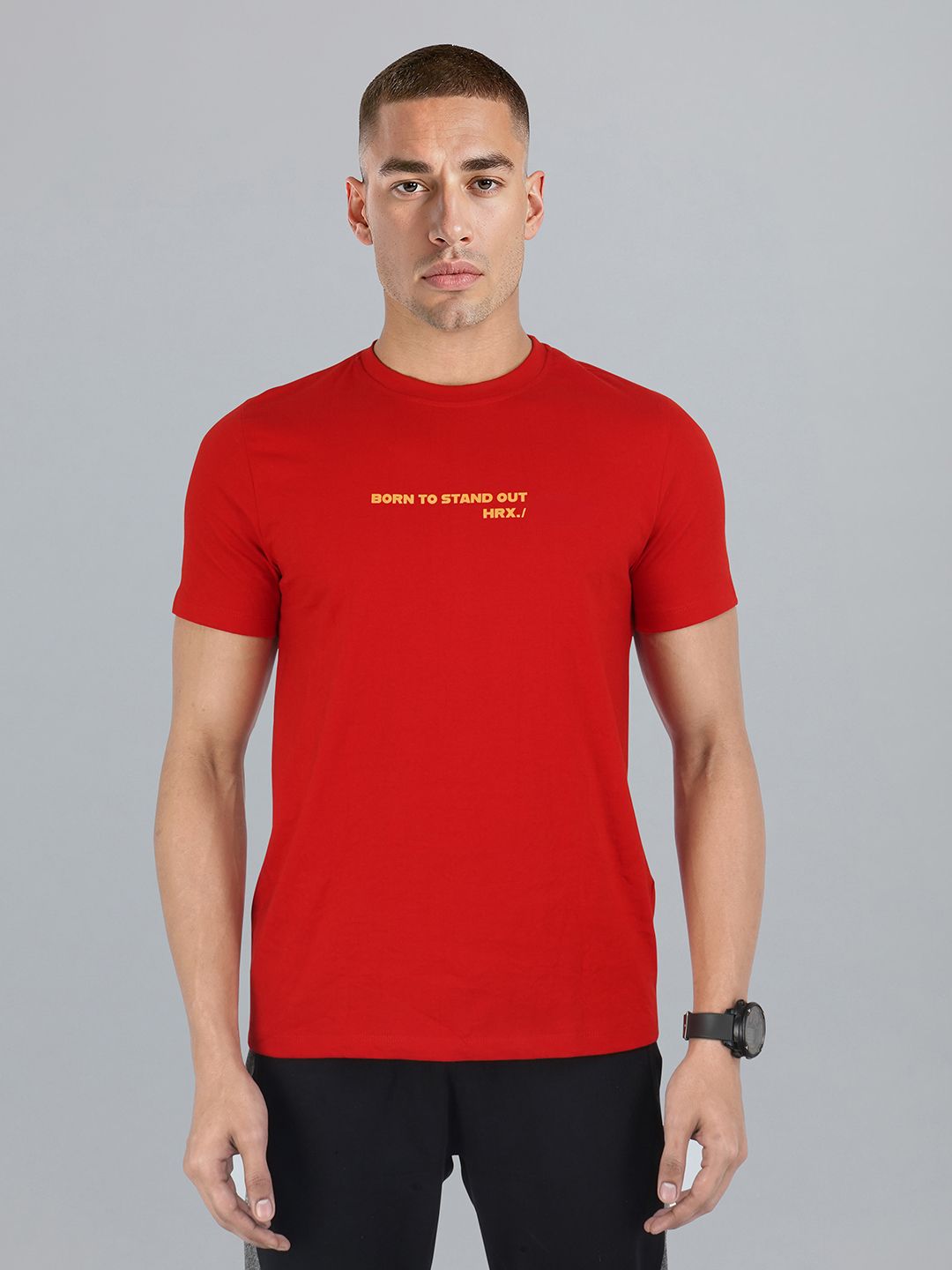 HRX by Hrithik Roshan Men Typography Printed T-shirt