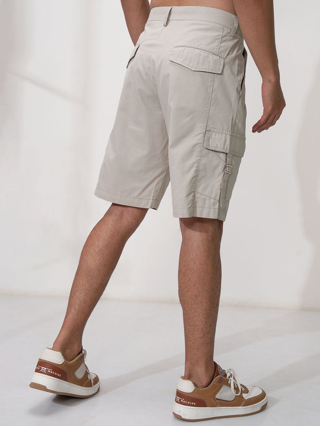 HIGHLANDER Men Cotton Regular Fit Cargo Shorts