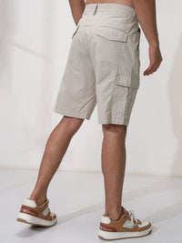 HIGHLANDER Men Cotton Regular Fit Cargo Shorts