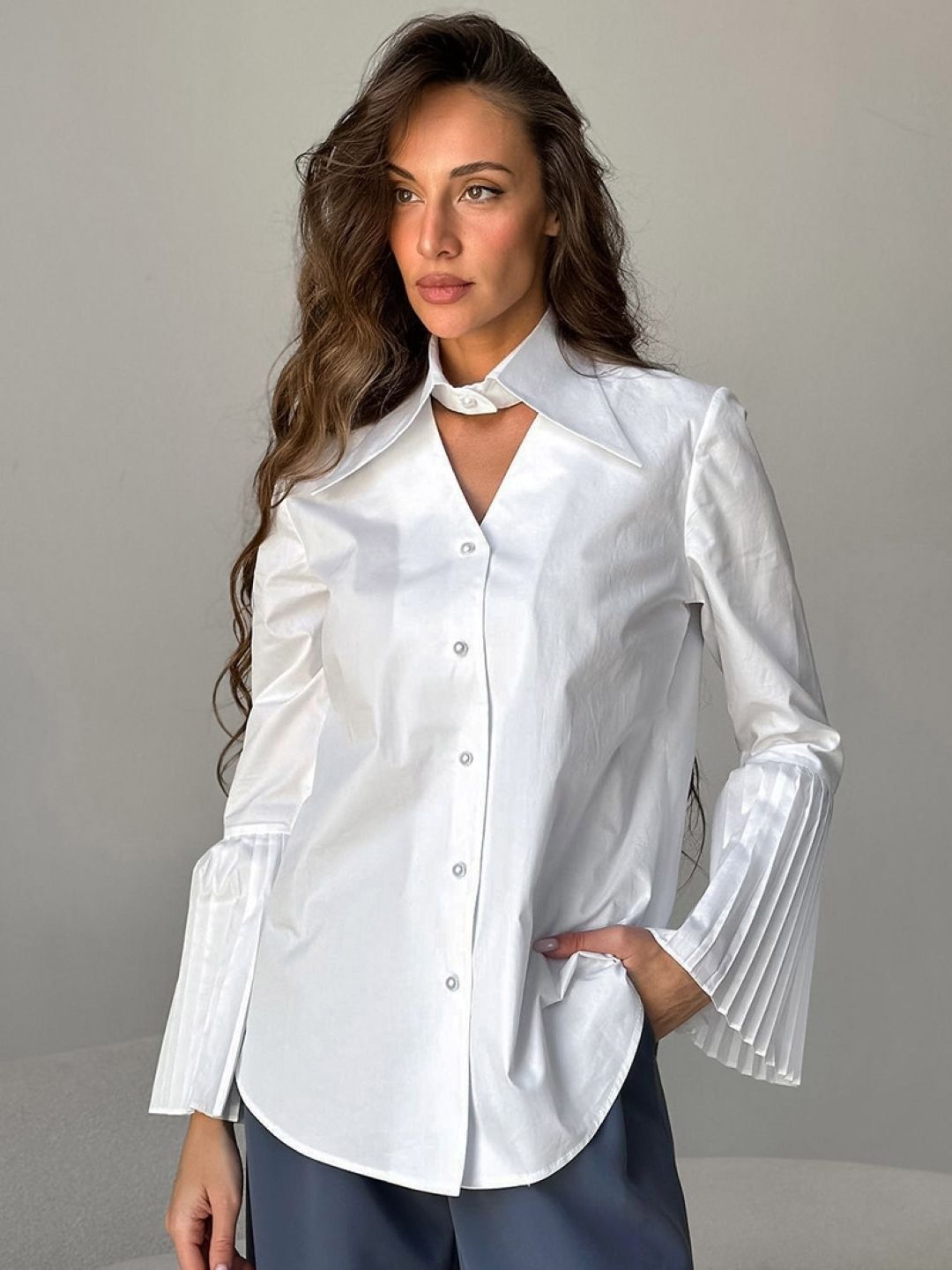 all about you Women Bell Sleeve Cotton Top