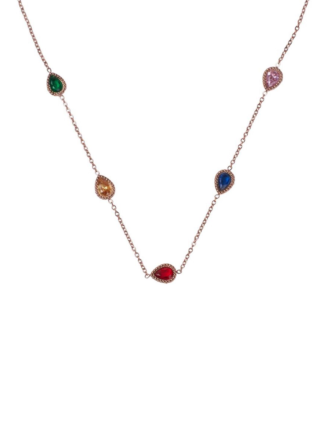 Kalung Serenity Stone Steel Stainless Stone