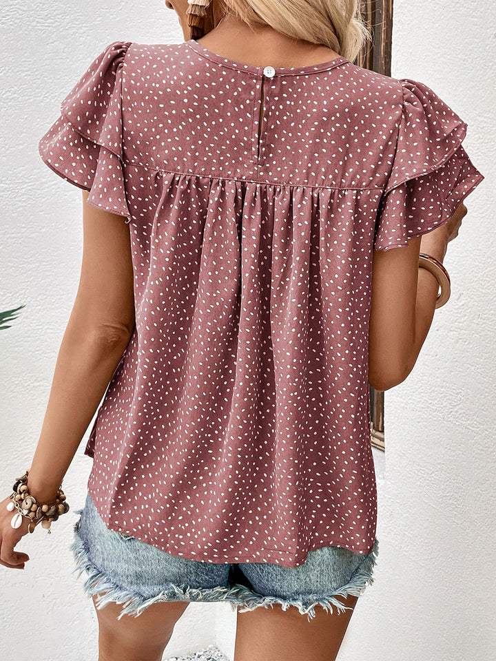 DressBerry Abstract Print Top