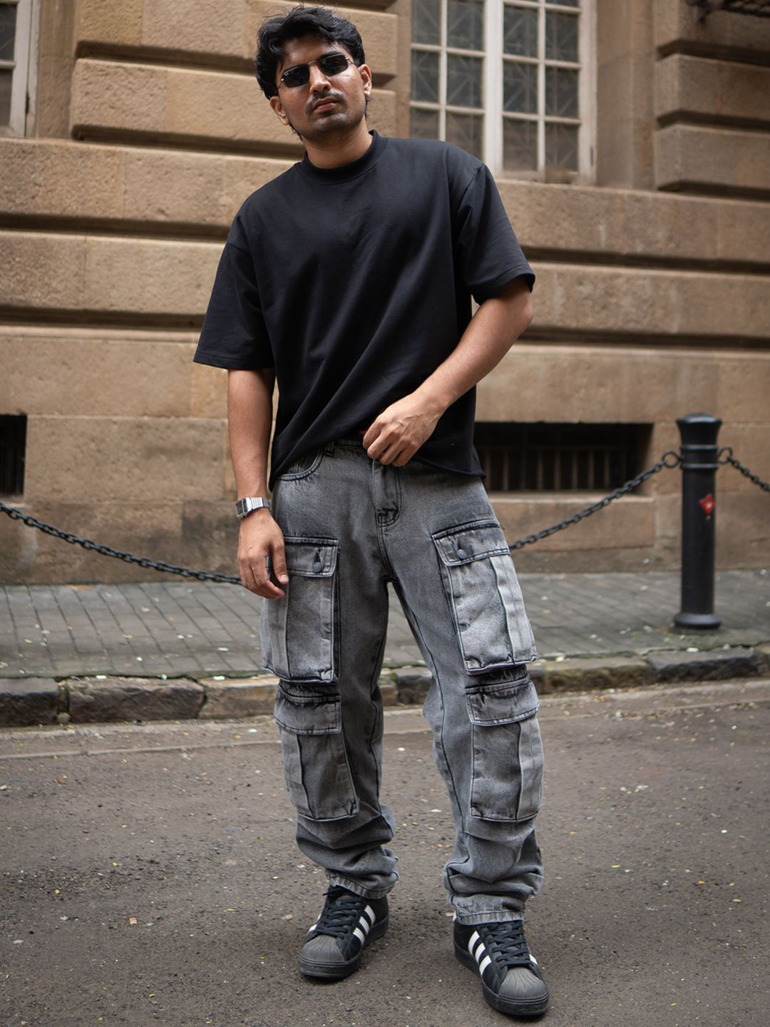 Powerlook Men Relaxed Fit Cargos Jeans