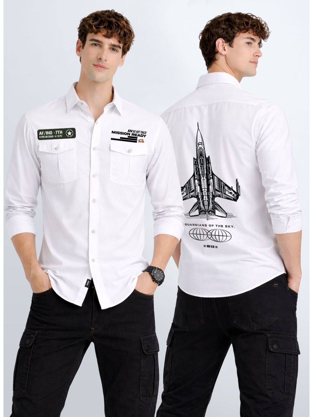 Baju Kasual Bercetak Standard ADRO Lelaki