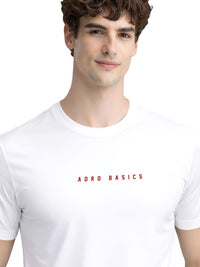 ADRO Men Brand Logo Printed T-shirt