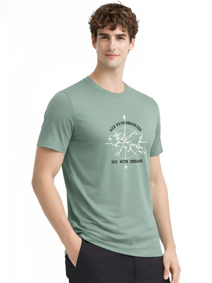 ADRO Men Typography Printed T-shirt