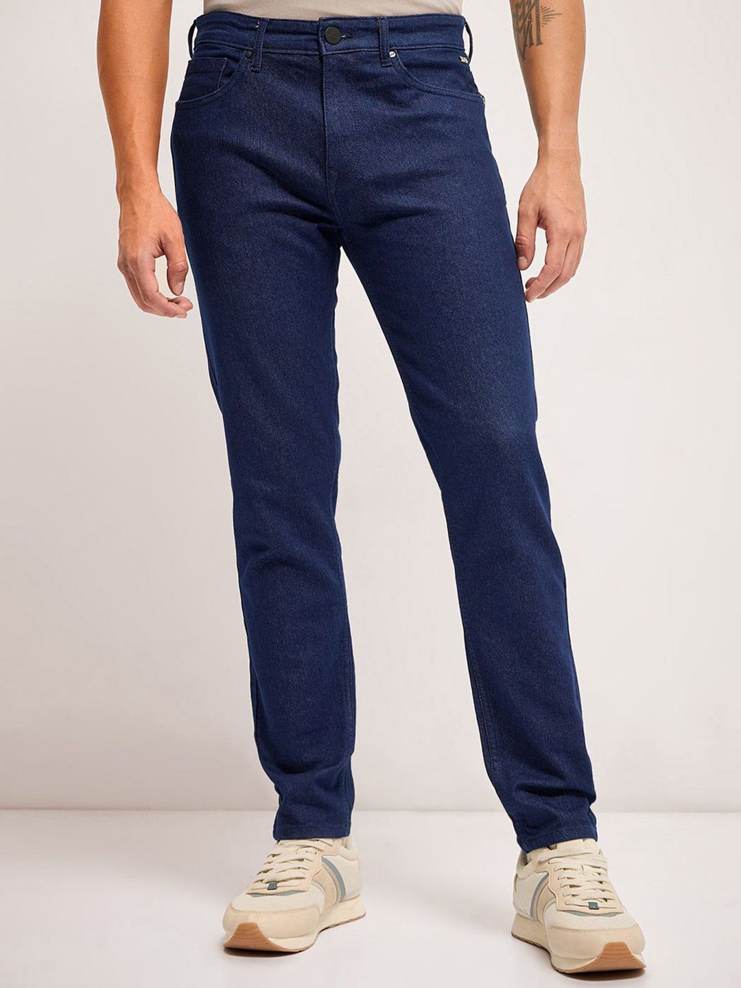 THE BEAR HOUSE Men Slim Fit Clean Look Stretchable Jeans