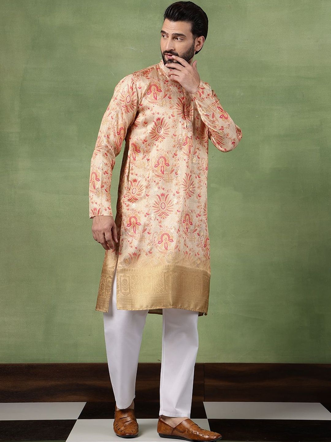 SOJANYA Men Printed Kurta