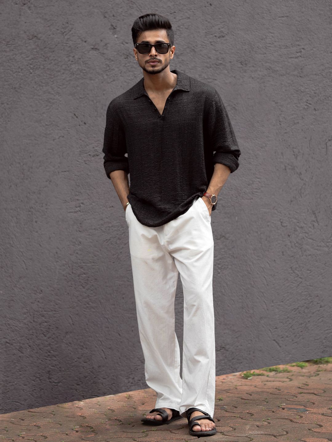 Powerlook Men Opaque Casual Shirt
