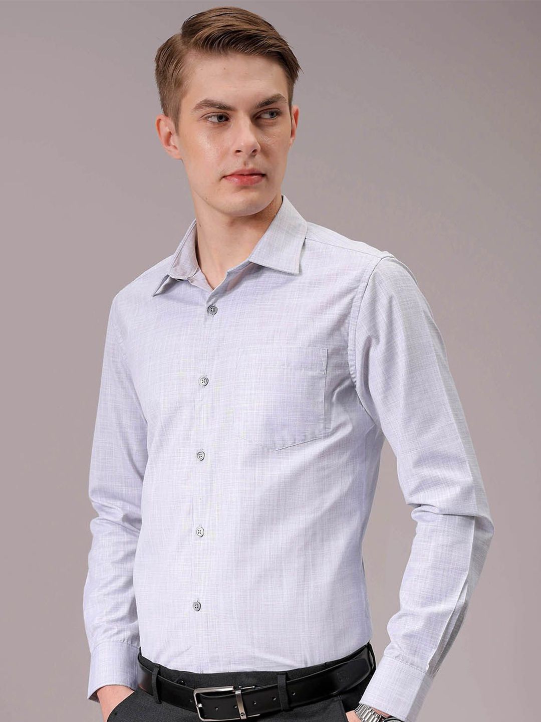 The Indian Garage Co. X Luxe Men Slim Fit Formal Shirt