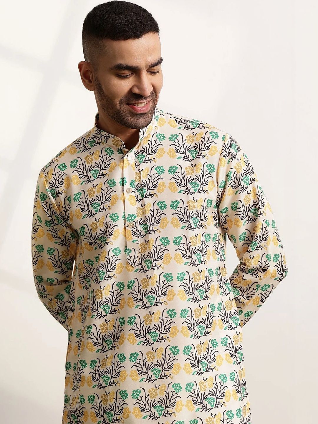 Anouk Men Floral Printed Floral Kurta
