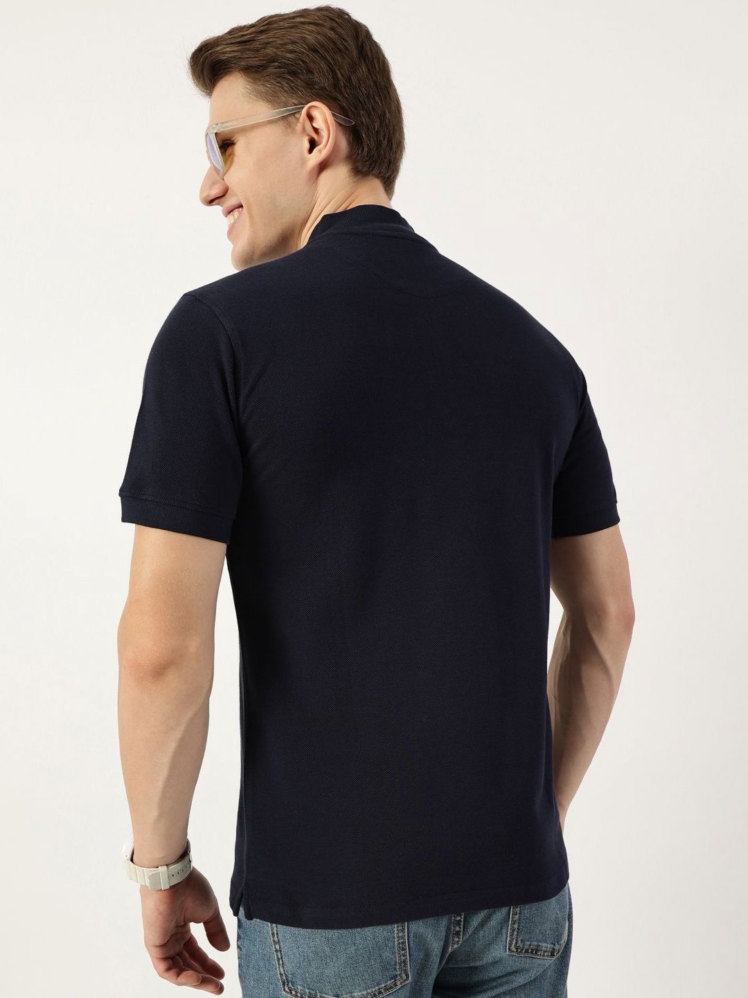 Thomas Scott Men Mandarin Collar T-shirt