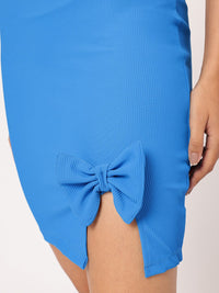 DressBerry Bow-tastic Ribbed Bodycon Dress
