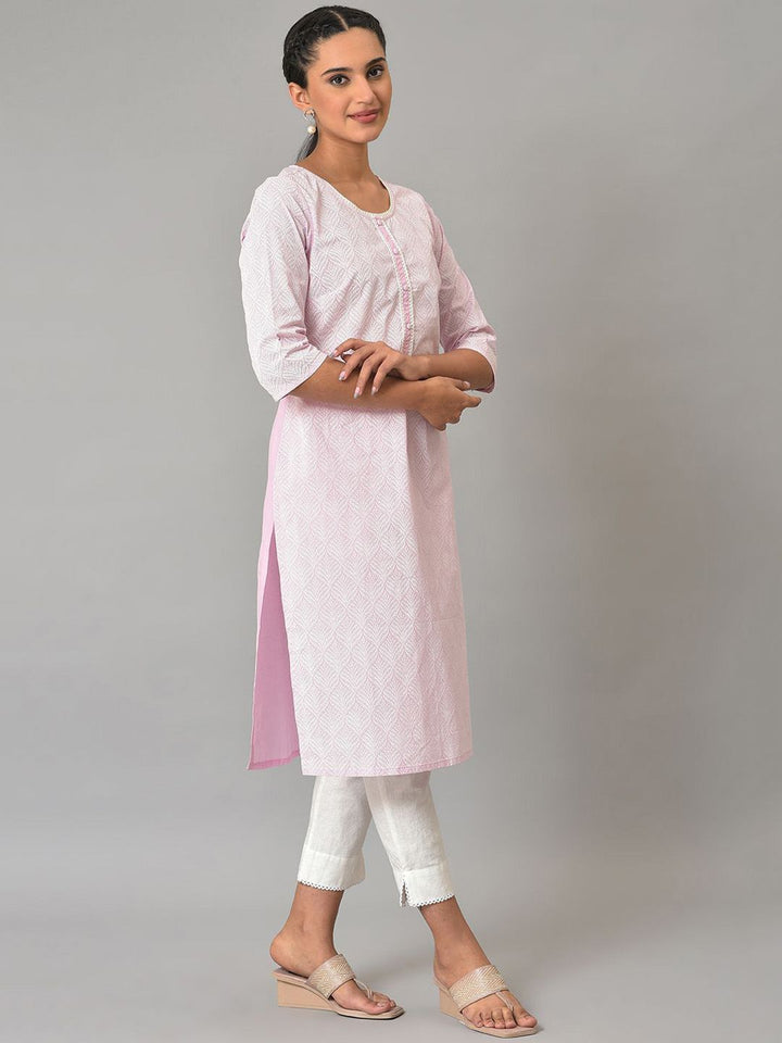 AURELIA Women Printed Sequinned Kaftan Kurta