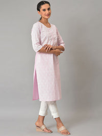 AURELIA Women Printed Sequinned Kaftan Kurta