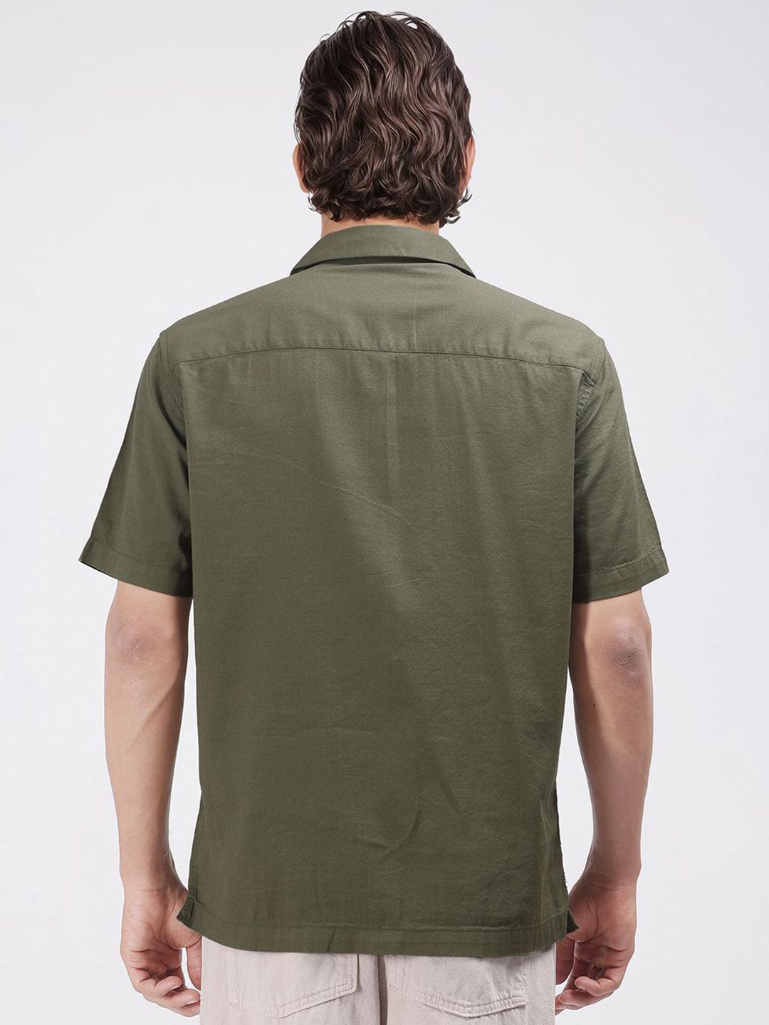 RARE RABBIT Men Comfort Opaque Casual Shirt