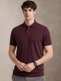 ADRO Men Polo Collar T-shirt