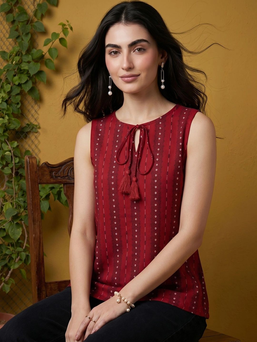 Mamicha Print Top