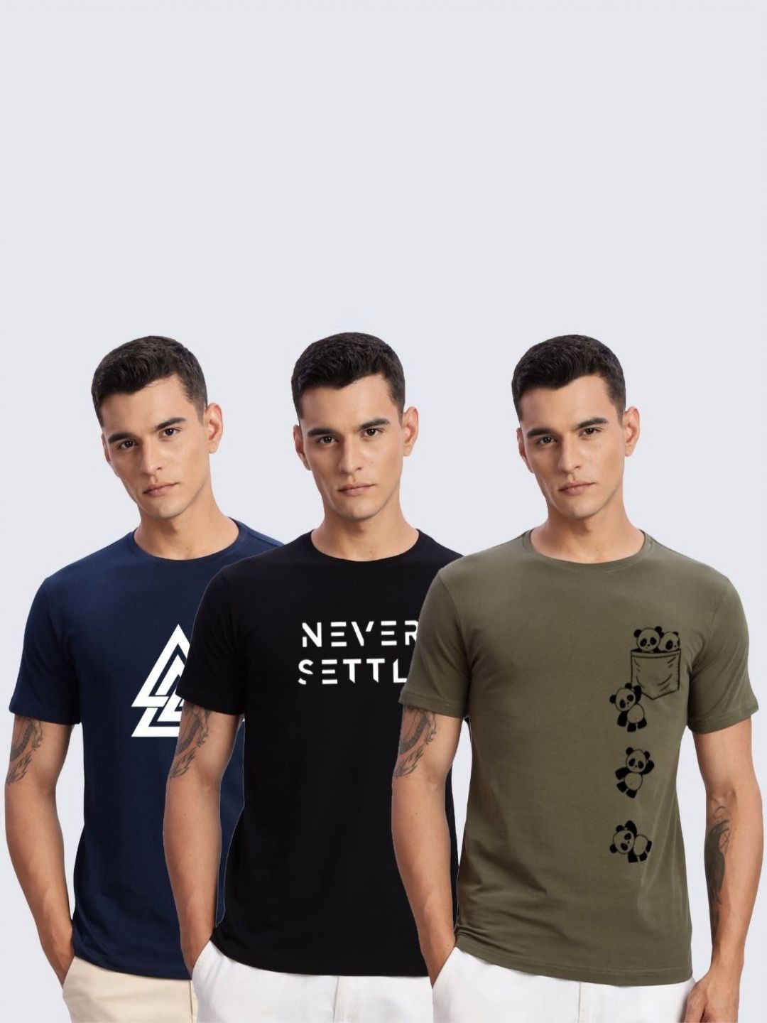ADRO Men Printed T-shirt