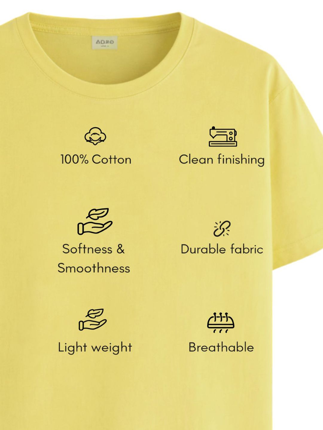 ADRO Men Typography Printed T-shirt