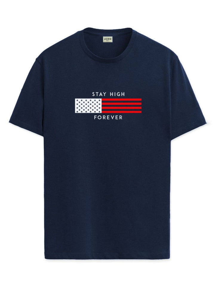ADRO Men Graphic Printed Cotton T-shirt
