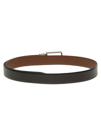 Teakwood Leathers Men Textured Leather Reversible Belt