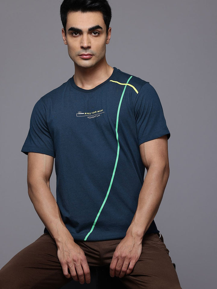 HRX by Hrithik Roshan Typography Printed T-shirt