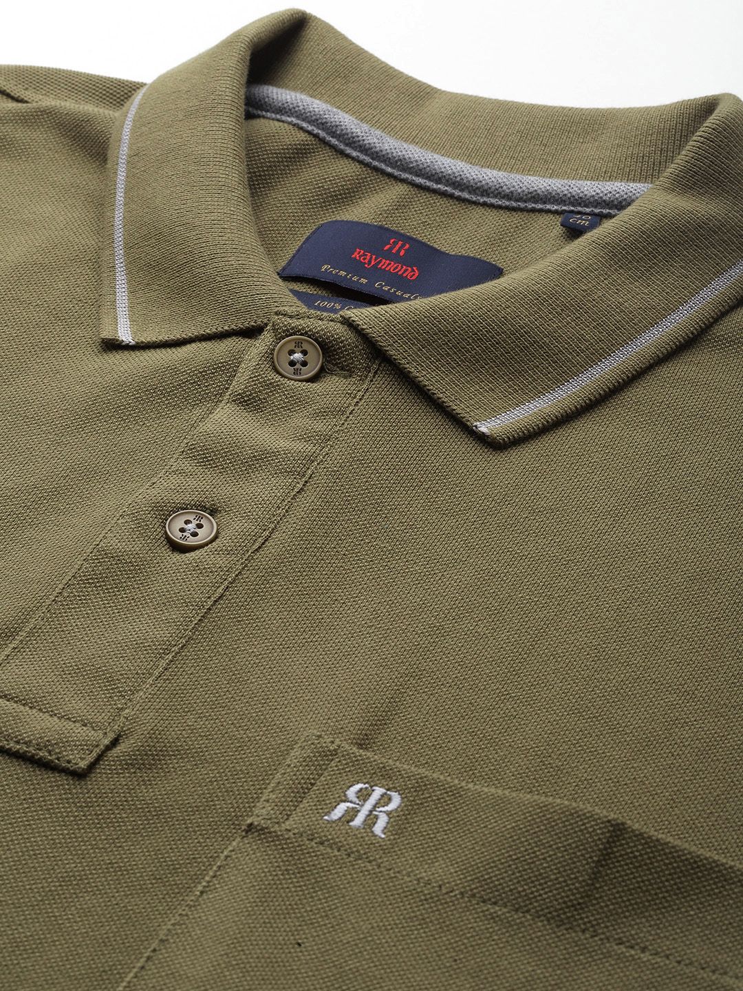 Raymond Pure Cotton Polo Collar T-shirt